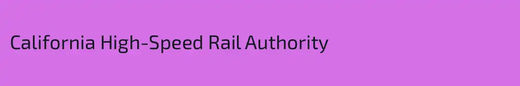 California High-Speed Rail Authority